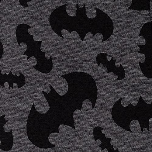 DC Comics Justice League Batman Little Boys Fleece 2 Pack Pants [ColorTag1] 7-8 Black/Gray