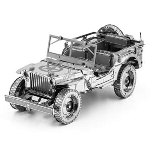 fascinations metal earth premium series willys overland 3d metal model kit