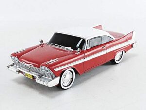 greenlight 1: 24 hollywood – christine – 1958 plymouth fury evil version (blacked out windows) 84082 red