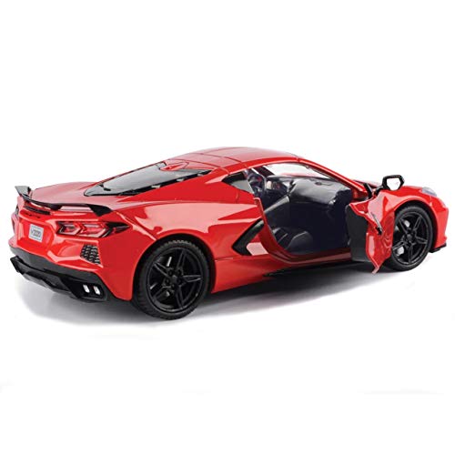 2020 Chevrolet Corvette C8 Stingray Red Timeless Legends 1/24 Diecast Model Car by Motormax 79360