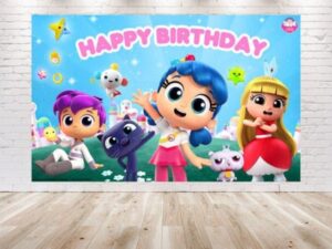5×3 ft true and the rainbow kingdom birthday party backdrop for theme party decorations banner