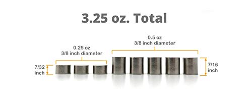 3.25 oz Tungsten Pinewood Car Weights + 20 Page Step-by-Step Build Guide for Apollo 2000 Derby Car Showing Design + Weight Placement, Bring Your Car to The 5 oz Limit and Gain The Winning Edge