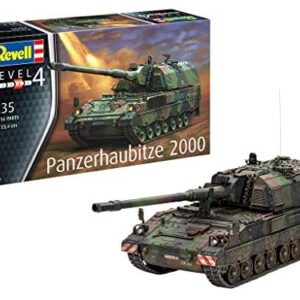 Revell RV03279 Kit 1:35 - Panzerhaubitze 2000 Plastic Model, Green, 1/35