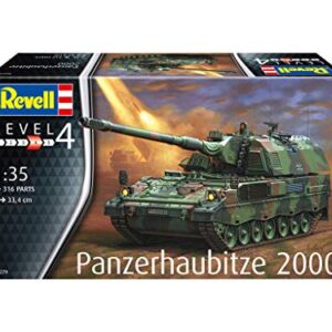 Revell RV03279 Kit 1:35 - Panzerhaubitze 2000 Plastic Model, Green, 1/35