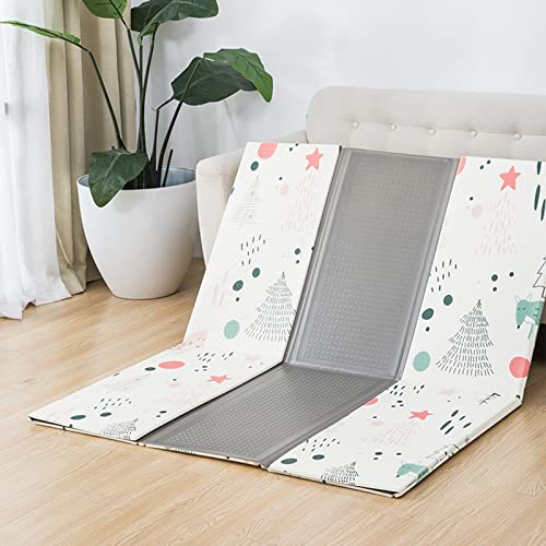 LAITIMIA Baby Play Mat Non Toxic Extra Large Crawling Mat Thick Foam Activity Mat for Babies Anti-Slip Skip Hop Mat for Kids Toddlers Waterproof Tummy Time Mat Portable Playmat for Outdoor Travel Fox