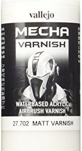 Vallejo Mecha Matt Varnish 200ml Painting Accessories, VJ27702, 6.76 Fl Oz (Pack of 1)