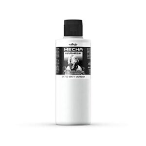 Vallejo Mecha Matt Varnish 200ml Painting Accessories, VJ27702, 6.76 Fl Oz (Pack of 1)