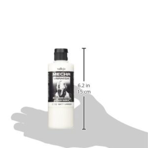 Vallejo Mecha Matt Varnish 200ml Painting Accessories, VJ27702, 6.76 Fl Oz (Pack of 1)