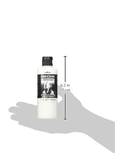 Vallejo Mecha Matt Varnish 200ml Painting Accessories, VJ27702, 6.76 Fl Oz (Pack of 1)