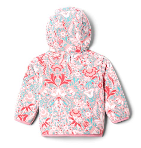 Columbia Toddler Girls Double Trouble Jacket, Bright Geranium/Pink Orchid, 2T