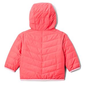 Columbia Toddler Girls Double Trouble Jacket, Bright Geranium/Pink Orchid, 2T