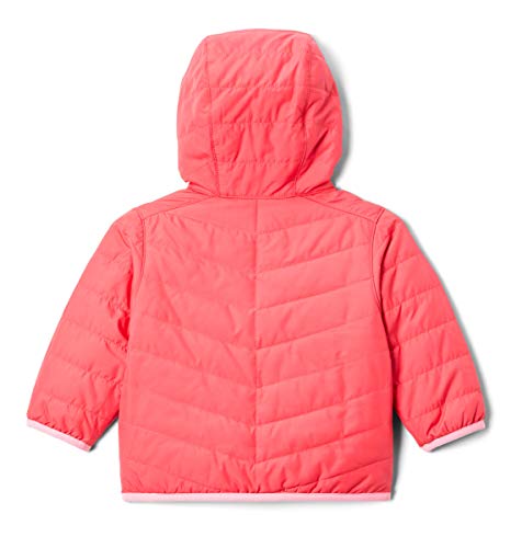 Columbia Toddler Girls Double Trouble Jacket, Bright Geranium/Pink Orchid, 2T