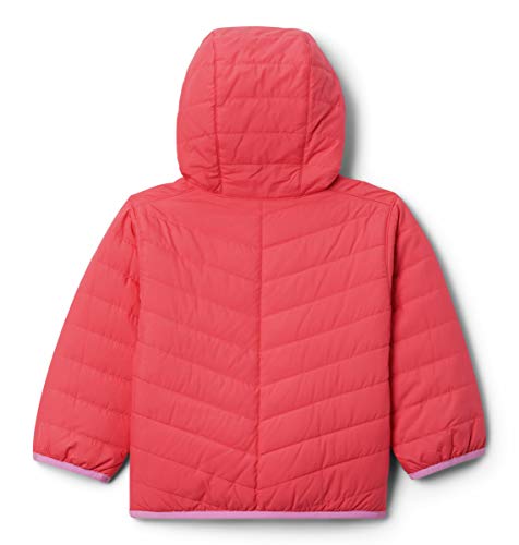 Columbia Toddler Girls Double Trouble Jacket, Bright Geranium/Pink Orchid, 2T