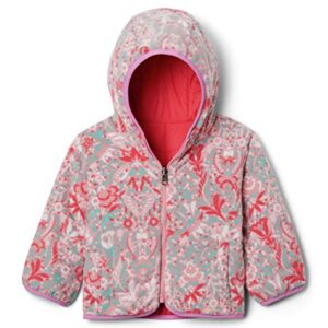 Columbia Toddler Girls Double Trouble Jacket, Bright Geranium/Pink Orchid, 2T