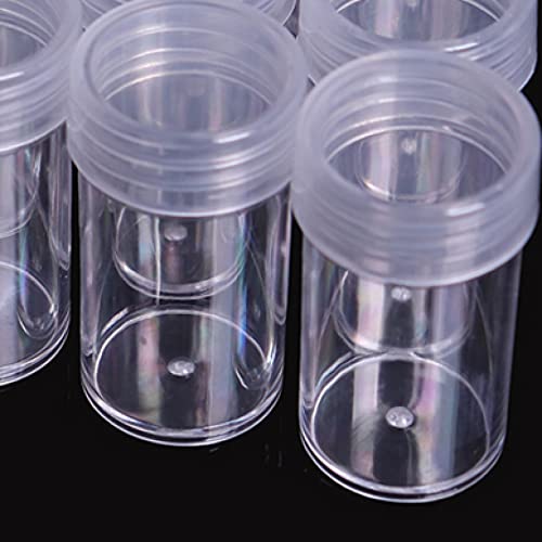 Transparent Diamond Painting Storage Containers, 30/60/90/120 Bottles Small Jewelry DIY Container Bottles for Beads