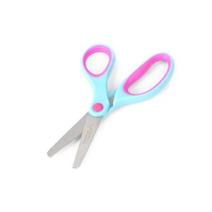 Blue Summit Supplies Kids Scissors, Student Scissors with Comfort Grip, Bulk Safety Scissors for School and Classrooms, Orange, Blue, and Pink Children Scissors, 12 Pack