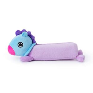 bt21 mang character soft plush stuffed animal cute pencil case pouch, purple/blue