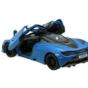 Kinsmart McLaren 720s Blue 1:36 DieCast Model Toy Car Collectible Hobby Super Sport Car Collection