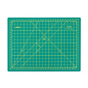 zerro cutting mat,self healing rotary mat professional double-sided thick non-slip mat 12″ x 9″ for quilting sewing crafts projects (a4)