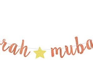 Glittery Umrah Mubarak Banner, Eid Mubarak Banner, Eid Party Decorations 2023, Muslim Ramadan Hanging Sign Home Office