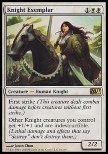 1x knight exemplar m11 mtg magic white rare 1 x1 card cards ^g#fbhre-h4 8rdsf-tg1374357