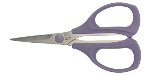 Kai 3120 4 3/4 Inch Serrated Blade Patchwork Scissor