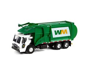 waste management 2020 mack lr refuse garbage truck, white and green – greenlight 45120c/48 – 1/64 scale diecast model toy car