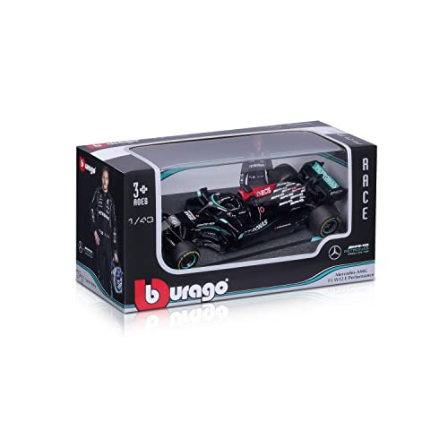 Bburago B18-38038H 1:43 F1 Mercedes AMG W12 E-Performance Hamilton, Assorted Designs and Colours