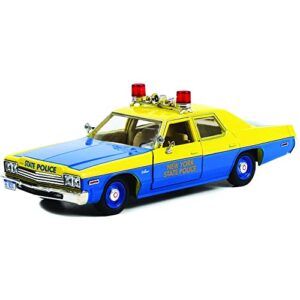 collectibles greenlight 85551 hot pursuit – 1974 dodge monaco – new york state police 1:24 scale