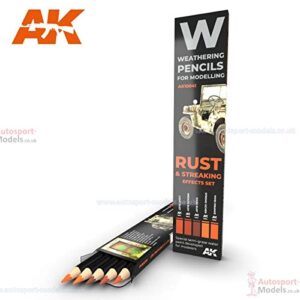 aki weathering pencil set – rust and streaking