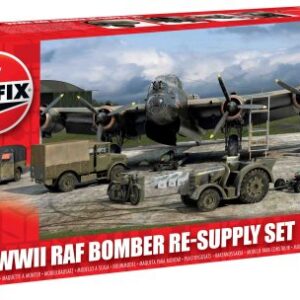 Airfix A05330 WWII RAF Bomber Re-Supply Set, 1:72 Scale, Green,grey