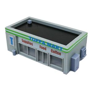 Outland Models Railway Scenery Convenience Store & Accessories 1:87 HO Scale