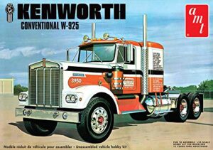 amt kenworth w925 conventional 1:25 scale model kit (amt1021)