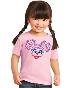 animation shops abby cadabby toddler t-shirt (4t) pink