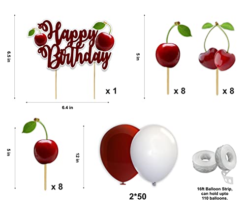 Seyal®- Cherry Theme Birthday Party Supplies