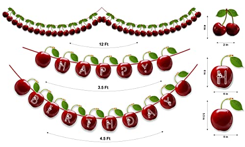 Seyal®- Cherry Theme Birthday Party Supplies