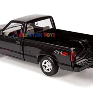 Motormax 1992 Chevy 454SS Pickup Truck 1/24 Scale Diecast Model Car Black