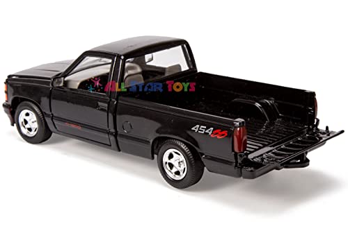 Motormax 1992 Chevy 454SS Pickup Truck 1/24 Scale Diecast Model Car Black