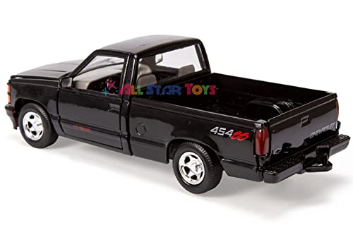 Motormax 1992 Chevy 454SS Pickup Truck 1/24 Scale Diecast Model Car Black