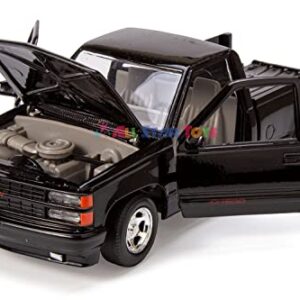 Motormax 1992 Chevy 454SS Pickup Truck 1/24 Scale Diecast Model Car Black