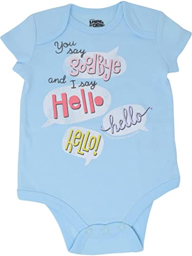 Lyrics by Lennon and McCartney Lennon & McCartney Infant Baby Girls 5 Pack Bodysuits MulticoloRed 12 Months