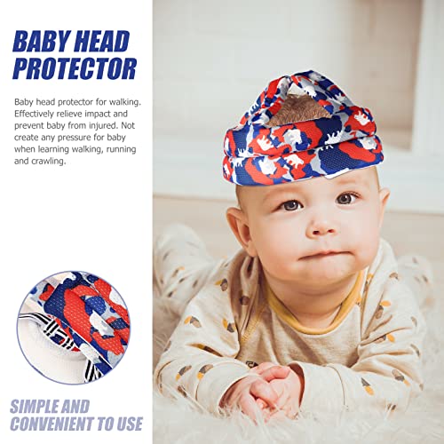 Kisangel ser of 2 Infant Baby Helmet Baby Safety Helmet Baby Head Protector Infant hat for Crawling Walking