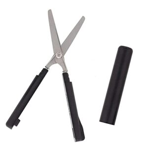 SUN-STAR STICKYLE Scissors (Compact) [Black x Black] (Japan Import) S3791866