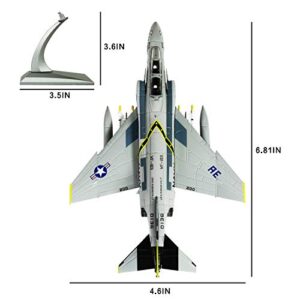 1/100 Scale F-4C PhantomⅡAttack Plane Metal Fighter Military Model Fairchild Republic Diecast Plane Model for Commemorate Collection or Gift