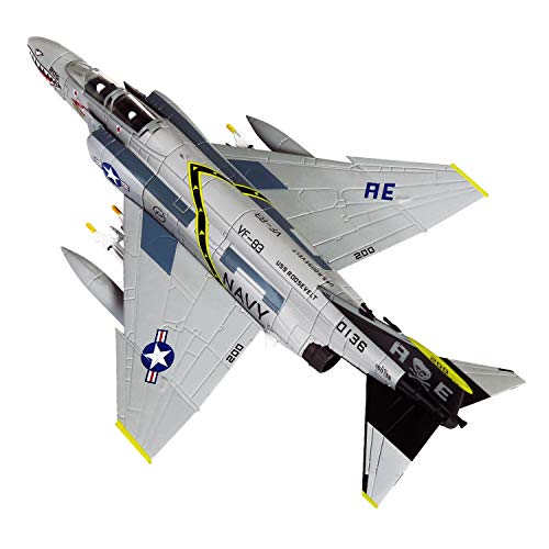 1/100 Scale F-4C PhantomⅡAttack Plane Metal Fighter Military Model Fairchild Republic Diecast Plane Model for Commemorate Collection or Gift