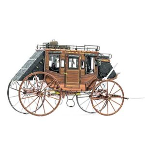 Fascinations Metal Earth Wild West Stagecoach 3D Metal Model Kit