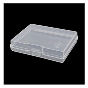 pzrt 8pcs plastic transparent small square box 58x45mm storage containers box for small items