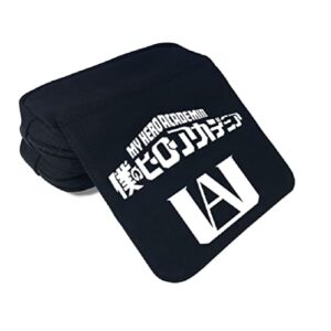 My Hero Academia Pencil Bags MHA Canvas Pen Bag Kids School Large Capacity Pen Pouch Portable Cosmetic Bag