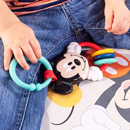 Disney Mickey Mouse Camping with Friends Tummy Time Prop Mat, Ages Newborn +