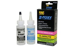 zap glue z-poxy 15 minute epoxy 4 oz paapt35 epoxies